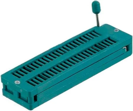 Base para circuito integrado con palanca