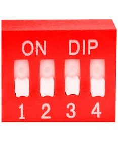 DipSwitch de 4 Bits