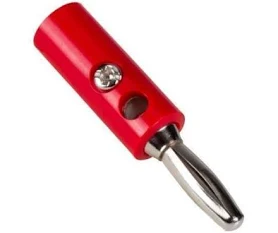 Banana PLUG Macho Rojo