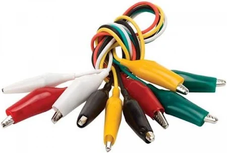 Juego de Cables Caimán 10 piezas