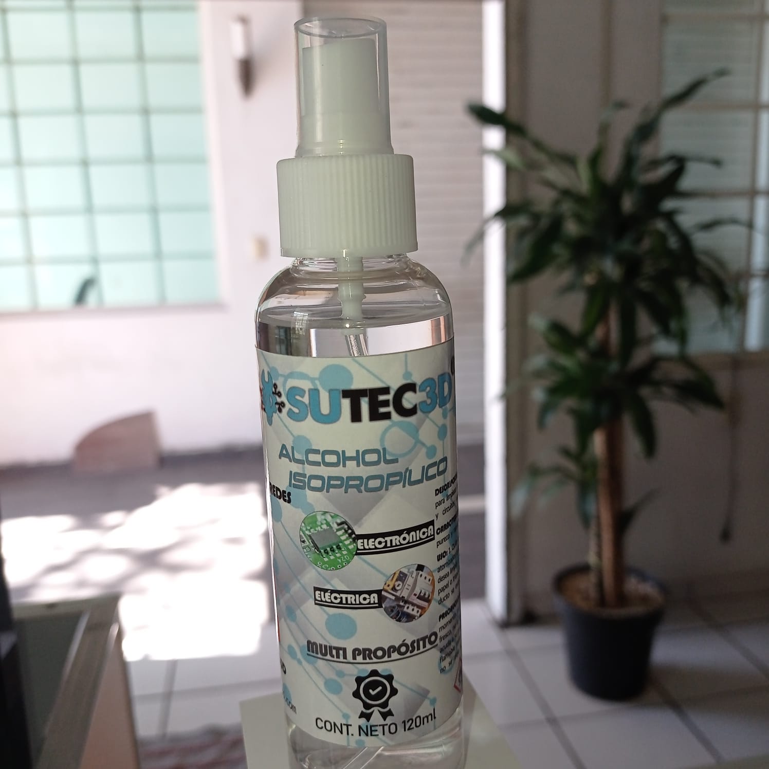 Alcohol Isopropilico 120ML SUTEC3D